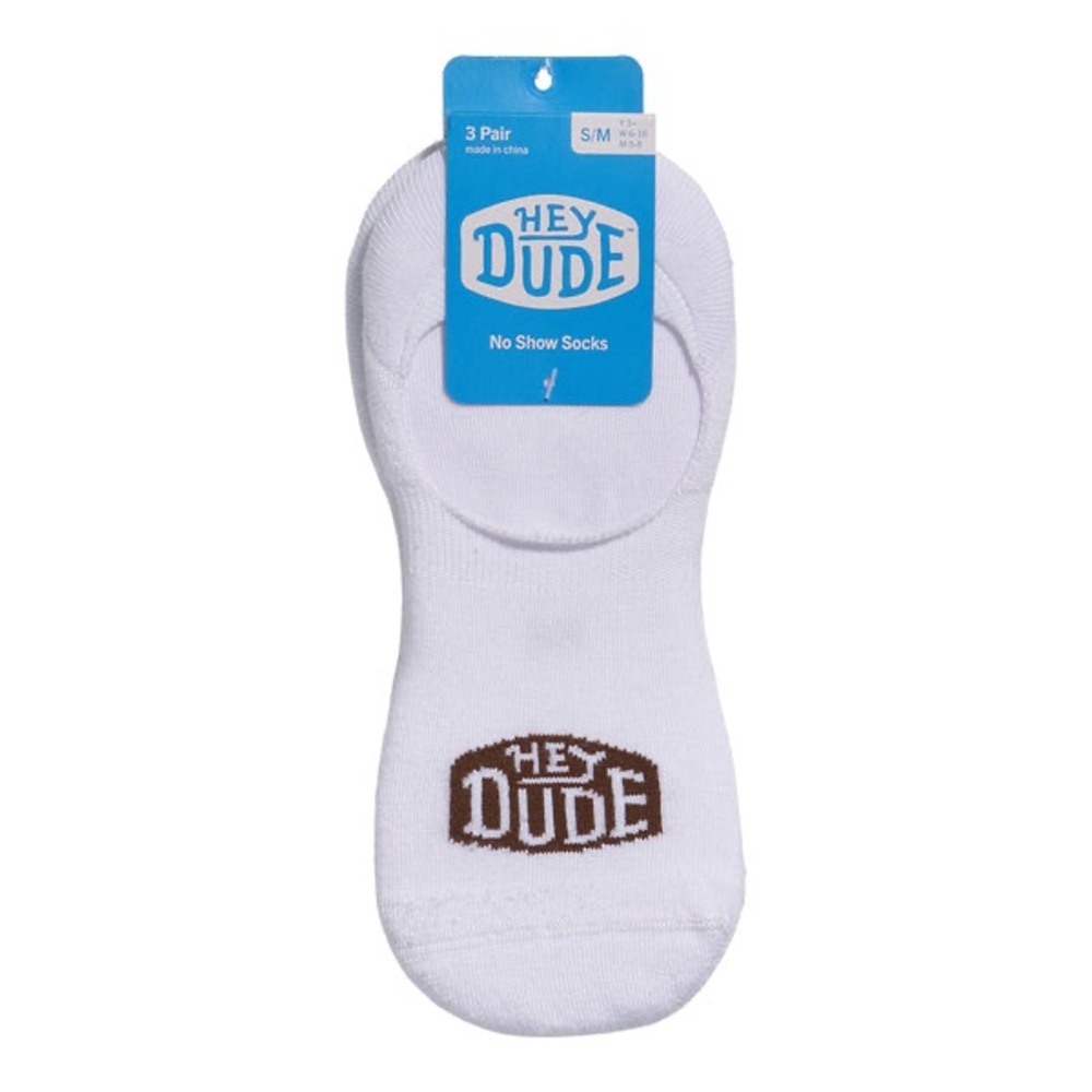 HEYDUDE No Show Sock 3 Pack